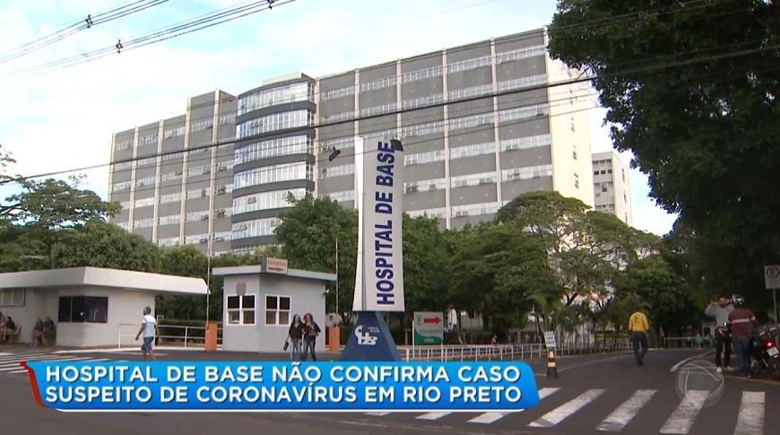Hospital de Base não confirma caso suspeito de Coronavírus em Rio Preto