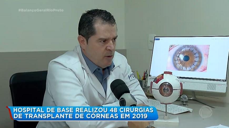 Hospital de Base realizou 48 cirurgias de transplante de córneas em 2019