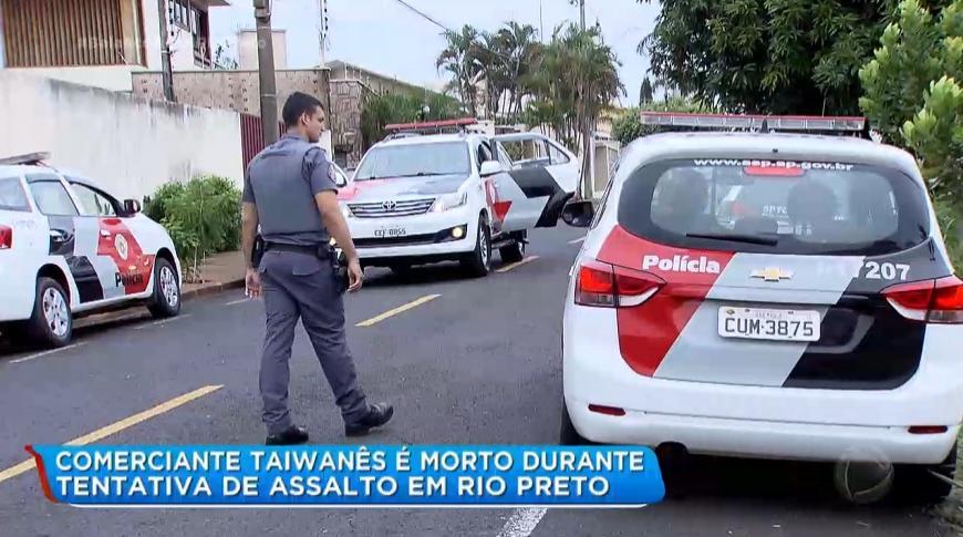 Comerciante taiwanás é morto durante tentativa de assalto em Rio Preto