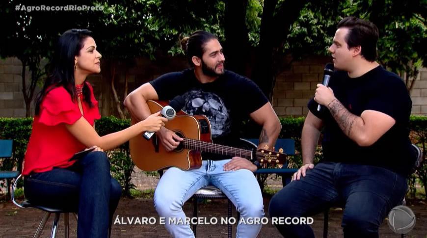 Álvaro e Marcelo no Agro Record
