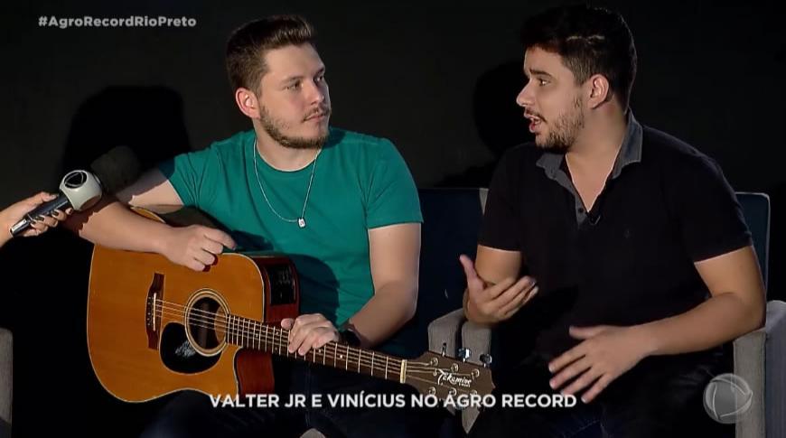 Valter Jr. e Vinícus no Agro Record