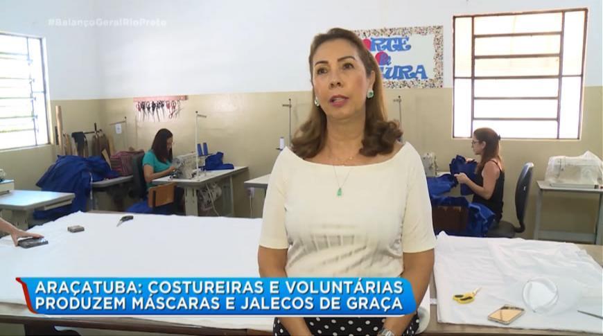 Costureiras voluntárias de Araçatuba