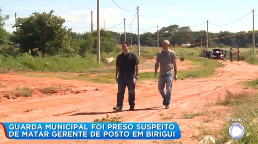 Guarda Municipal foi preso suspeito de matar gerente de posto em Birigui