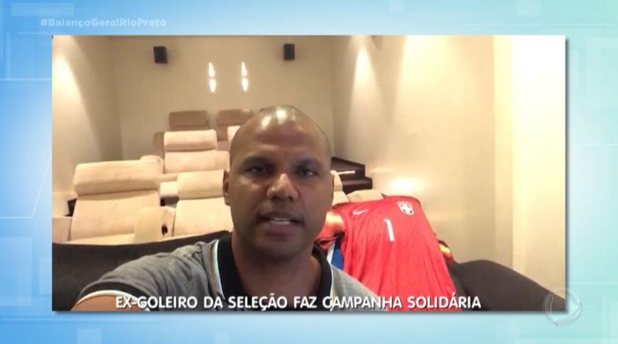Ex-goleiro da Seleção faz campanha solidária