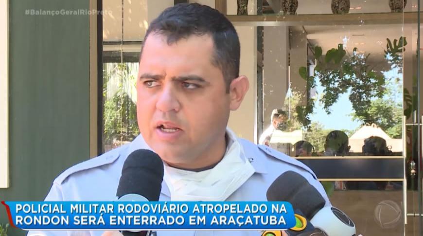 Policial Militar Rodoviário atropelado na Rondon será enterrado em Araçatuba