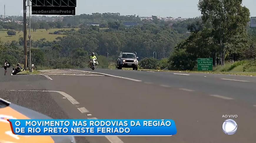 Movimento nas rodovias da região de Rio Preto no feriado do Dia do Trabalho