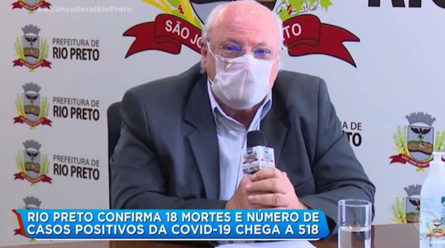Rio Preto tem hoje 505 casos positivos e 18 mortes por Covid-19