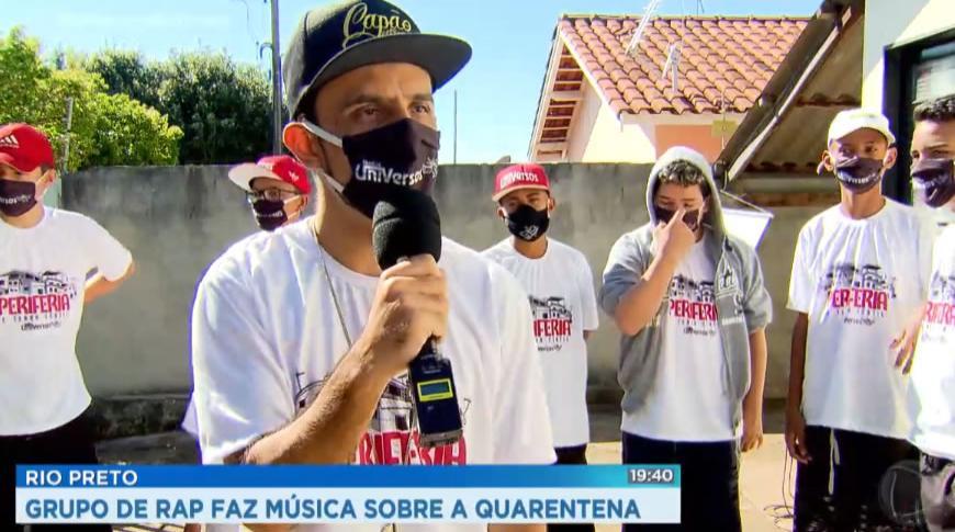 Grupo de RAP de Rio Preto  faz música sobre a quarentena