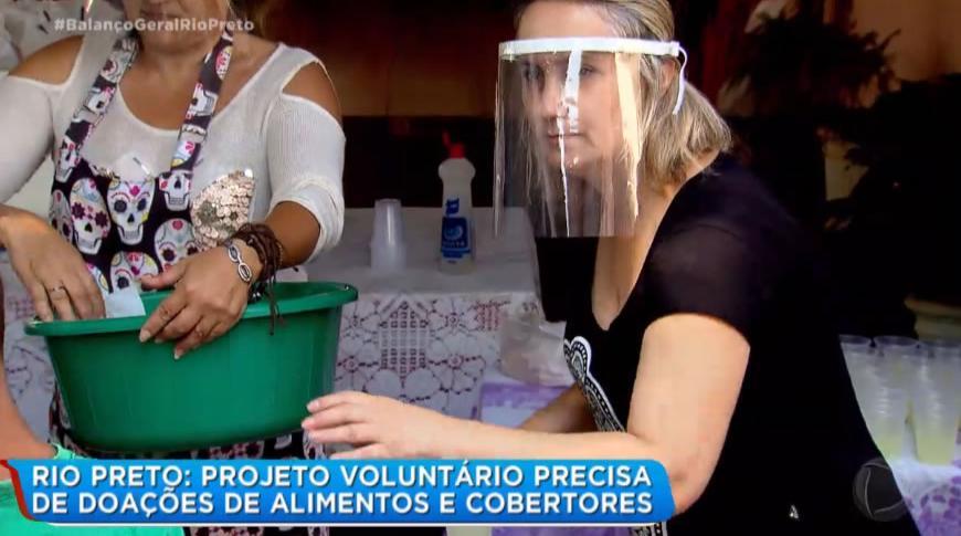 Projeto voluntário de Rio Preto precisa de doações de alimentos e cobertores