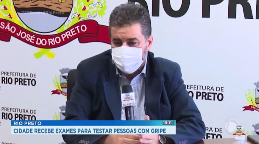 Rio Preto recebe exames para testar pessoas com gripe