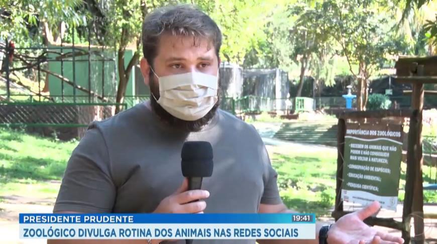 Zoológico de Presidente Prudente divulga rotina dos animais nas redes sociais
