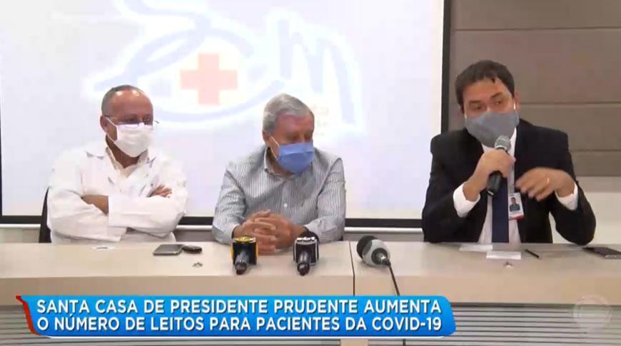 Santa Casa de Presidente Prudente aumenta o número de leitos para pacientes da Covid-19