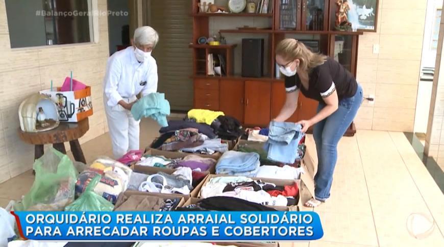 Orquidário realiza Arraial Solidário para arrecadar roupas e cobertores