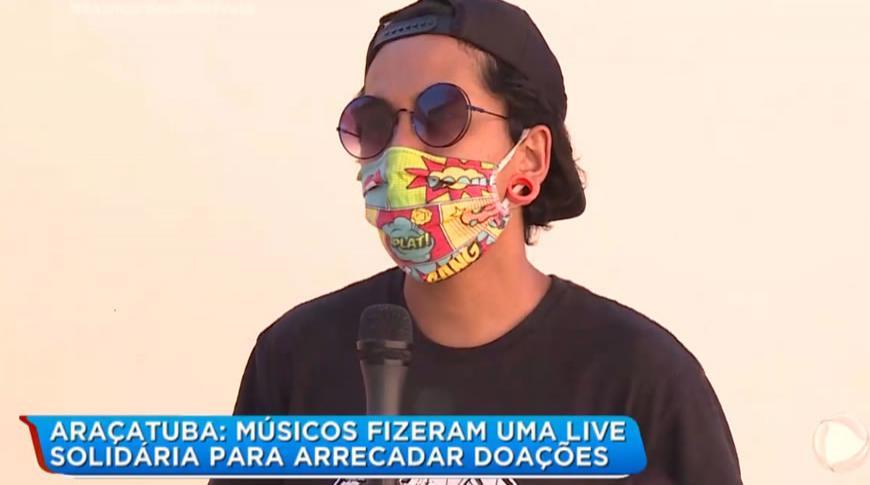 Músicos de Araçatuba fazem Live solidária para arrecadar doações