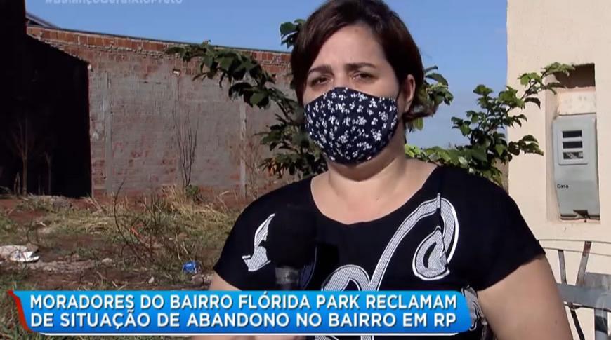 Moradores do bairro Flórida Park em Rio Preto reclamam de situação de abandono