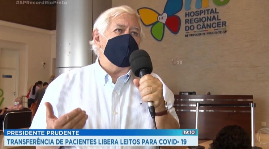 Transferáncia de pacientes de Presidente Prudente libera leitos para Covid-19
