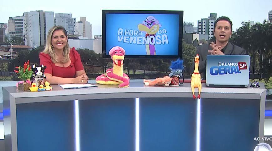 A Hora da Venenosa comemora 49 anos da Record TV Rio Preto cheia de notícias dos famosos