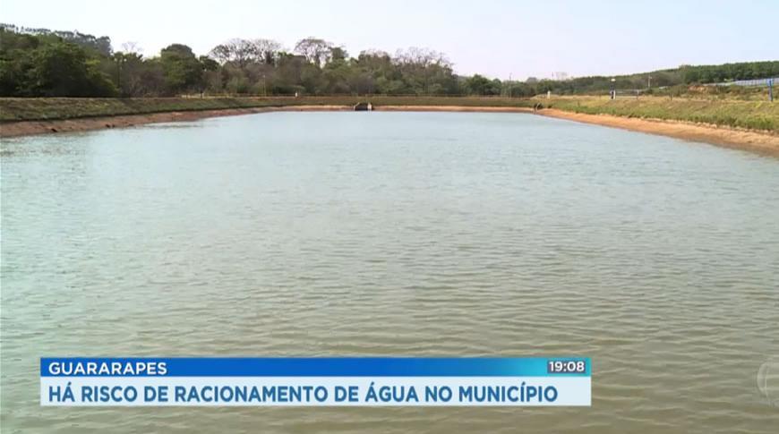 Risco de racionamento de água em Guararapes
