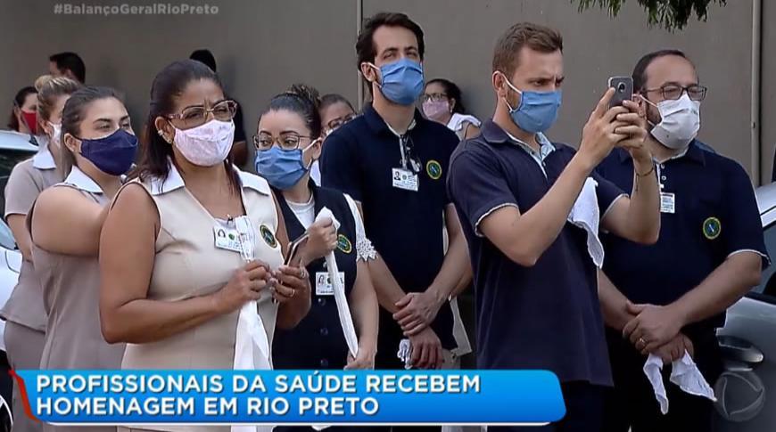 Profissionais da saúde recebem homenagem em Rio Preto