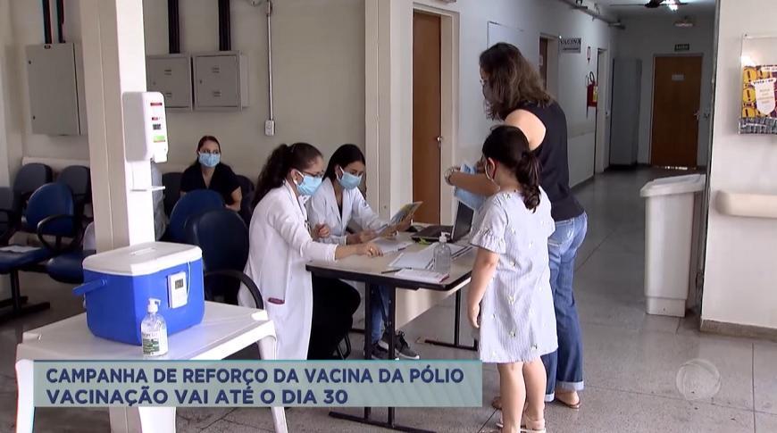 Vacinação contra a poliomielite  irá até dia 30 em Rio Preto