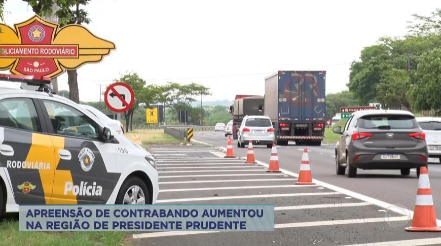 Apreensão de contrabando aumentou na região de Presidente Prudente