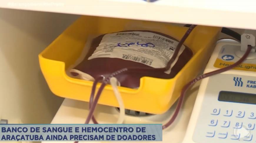 Banco de sangue e hemocentro de Araçatuba precisam de doadores