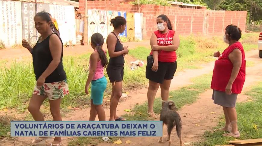Voluntários de Araçatuba deixam o natal de famílias carentes mais feliz