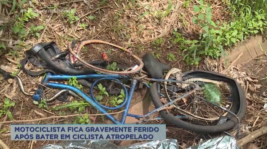 Acidente em Araçatuba envolvendo motociclista e ciclista