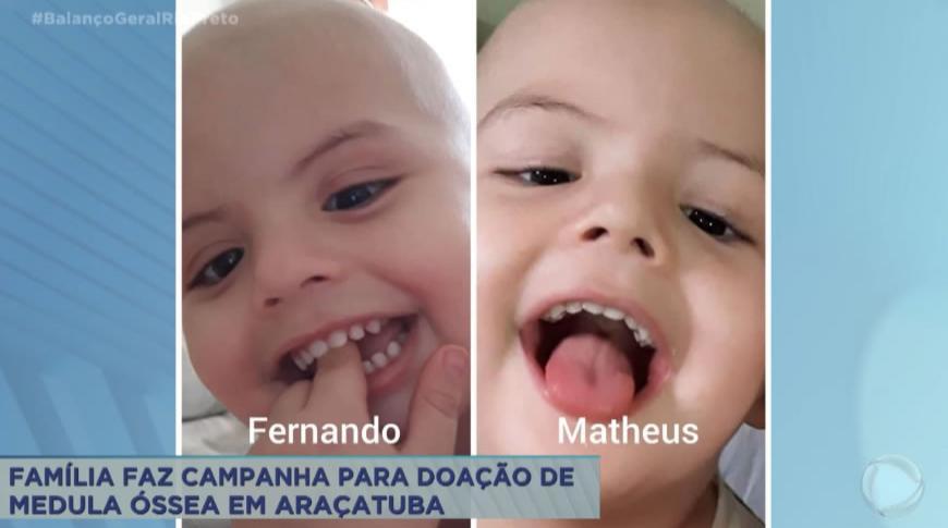 Família de Araçatuba faz campanha para doação de medula óssea