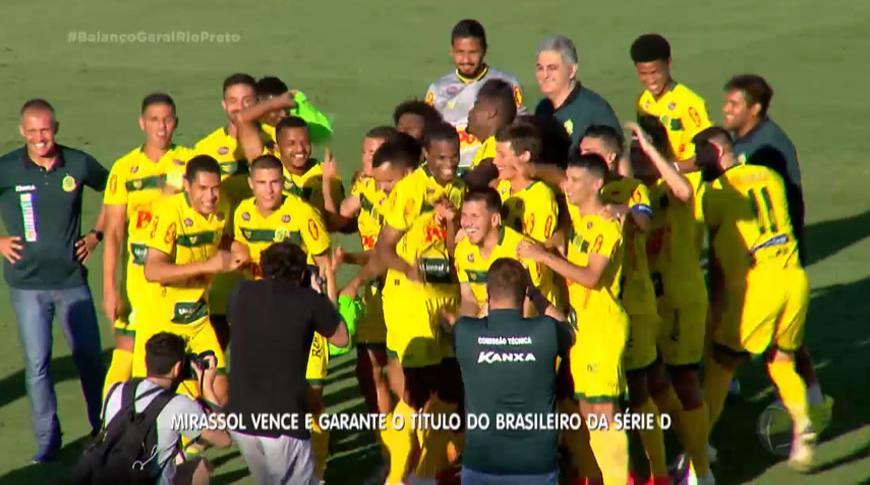 Mirassol vence e garante o título do Brasileiro da série D