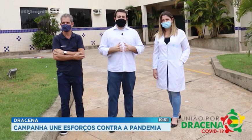 Campanha em Dracena  une esforços contra a pandemia