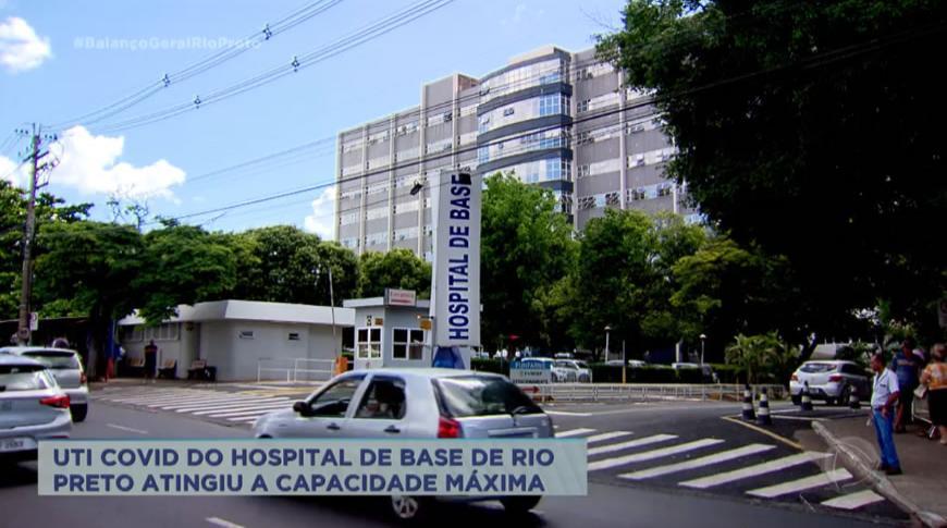 Hospital de Base de Rio Preto atingiu a capacidade máxima da UTI para Covid