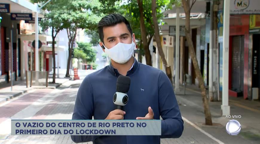 São José do Rio Preto vazia no primeiro dia de lockdown