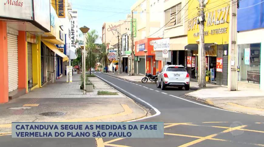 Catanduva segue as medidas da fase vermelha do Plano São Paulo