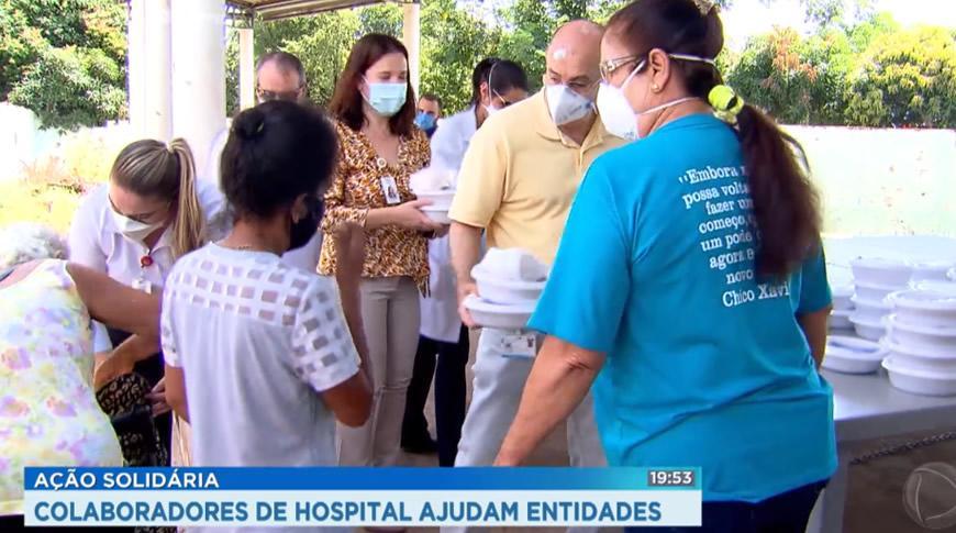 Colaboradores de hospital ajudam entidades  de Rio Preto em ação solidária