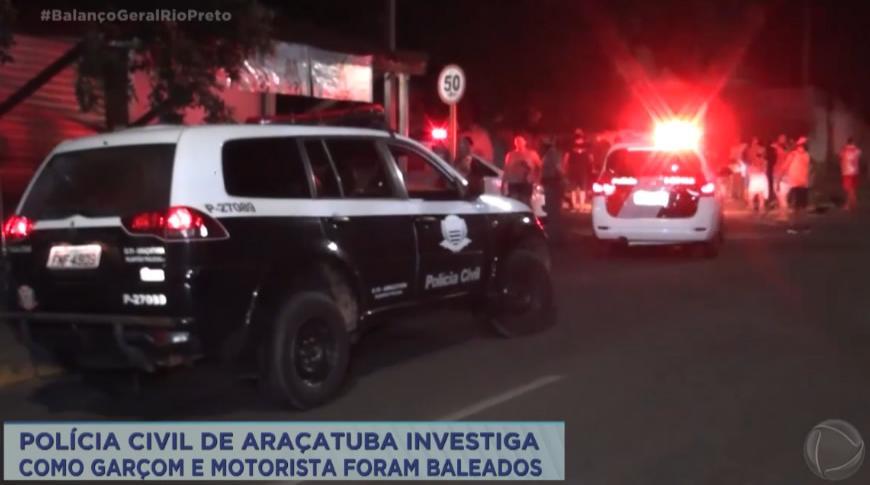 Polícia Civil de Araçatuba investiga como garçom e motorista foram baleados