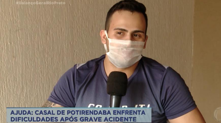 Casal de Potirendaba enfrenta dificuldades após grave acidente