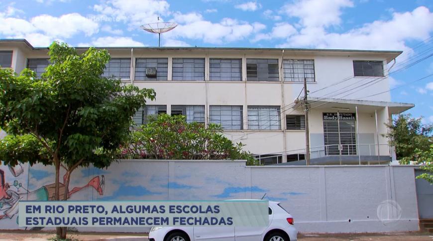Algumas escolas estaduais de Rio Preto  permanecem fechadas