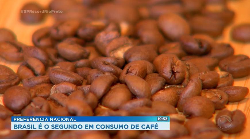 Brasil é o segundo país  do mundo  em consumo de café