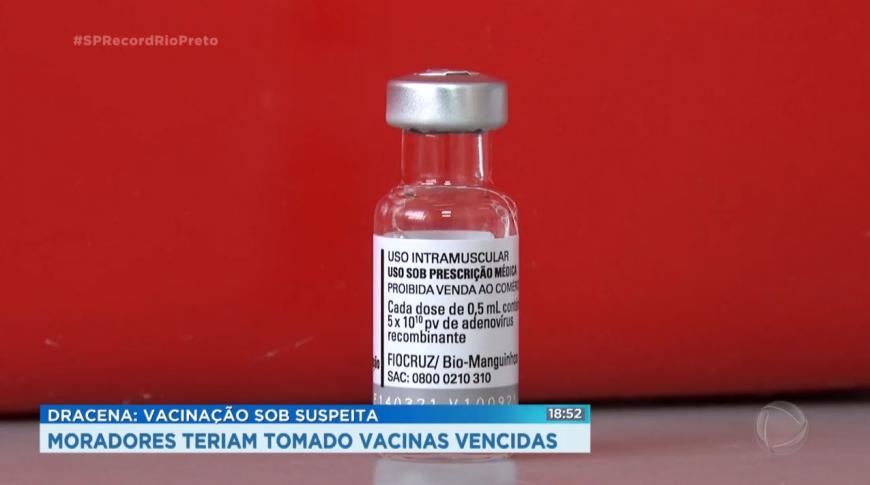 Moradores de Dracena podem ter tomado a vacina contra a Covid-19 vencida