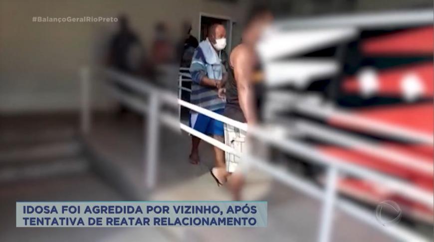 Idosa  agredida por vizinho em Araçatuba