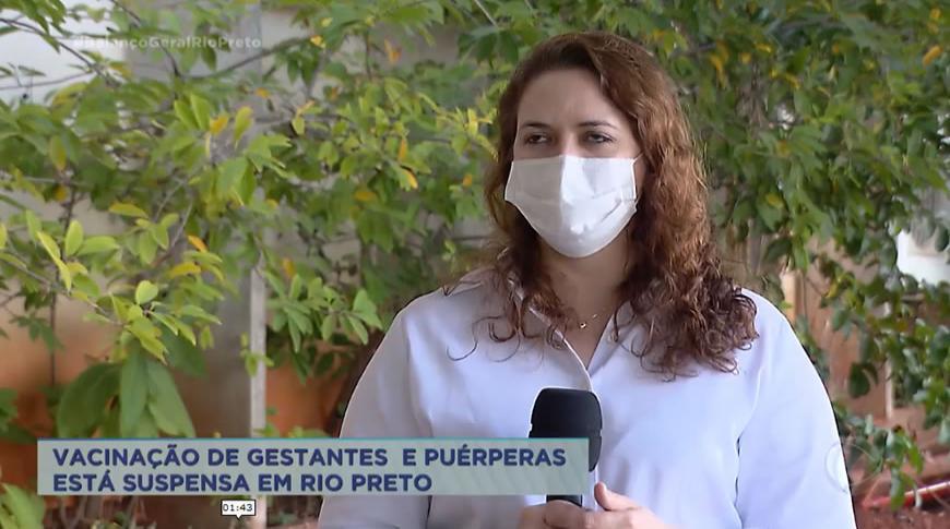 Vacinação de gestantes  e puérperas está suspensa em Rio Preto