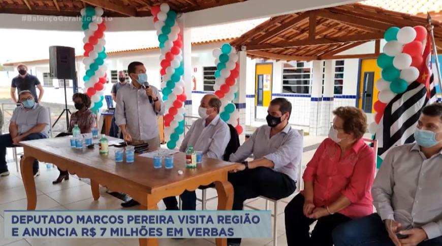 Deputado Marcos Pereira visita região e anuncia R$ 7 milhões em verbas