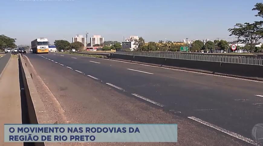 Movimento nas rodovias da região de Rio Preto no feriado prolongado