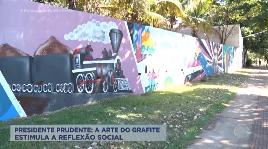 Arte do grafite estimula a reflexão social