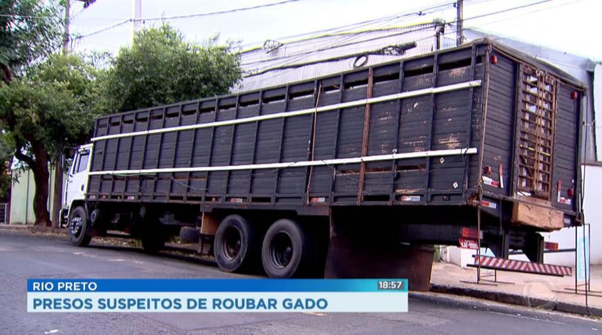 Presos em Rio Preto suspeitos de integrar quadrilha especializada em roubo de gado