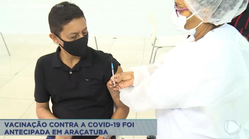 Antecipada em Araçatuba  a vacinação contra a Covid-19