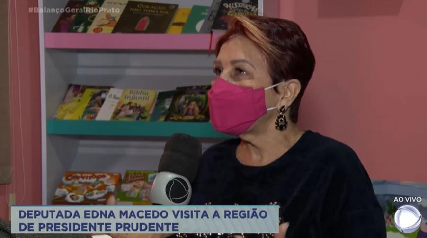 Deputada Edna Macedo visita a região de Presidente Prudente
