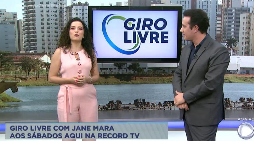 "Giro Livre", com Jane Mara, aos sábados, na Record TV Rio Preto