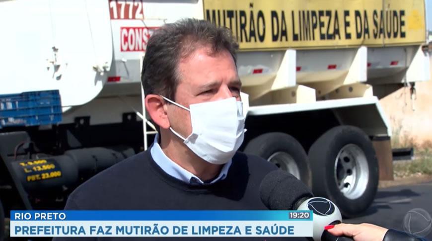 Prefeitura de Rio Preto faz mutirão de limpeza e saúde